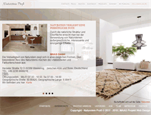 Tablet Screenshot of naturstein-profi.com